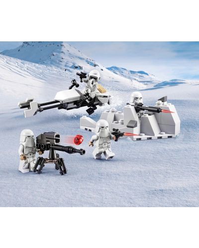 Κατασκευαστής Lego Star Wars - Snowtrooper, πολεμικό πακέτο (75320) - 4