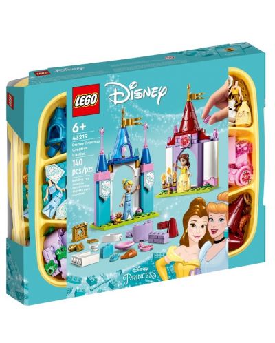 Κατασκευαστής LEGO Disney - Disney Princess, Δημιουργικά κάστρα (43219) - 1