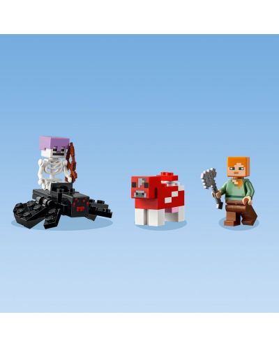 Κατασκευαστής Lego Minecraft -  Το σπίτι των μανιταριών (21179) - 7