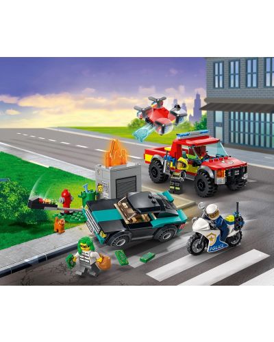 Κατασκευαστής Lego City - Πυροσβεστική διάσωση και αστυνομική καταδίωξη (60319) - 4