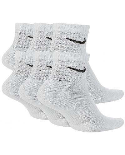 Σετ κάλτσες Nike - Everyday Cushion, 3 τεμάχια, άσπρες  - 2