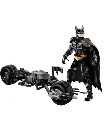 Κατασκευαστής LEGO DC Comics Super Heroes - Φιγούρα κτιρίου Batman και μοτοσυκλέτα (76273) - 3