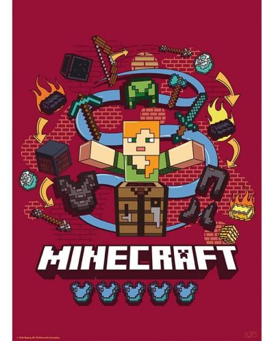 Σετ μίνι αφίσες GB eye Games: Minecraft - Core Minecraft - 2