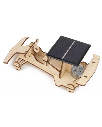Σετ   Tooky Toy -Φτιάξε μόνος σου  3D Ξύλινο αυτοκίνητο με ηλιακή μπαταρία - 6