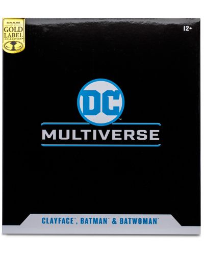 Σετ φιγούρες  δράσης  McFarlane DC Comics: Multiverse - Clayface, Batman & Batwoman (DC Rebirth) (Gold Label), 18 cm - 10
