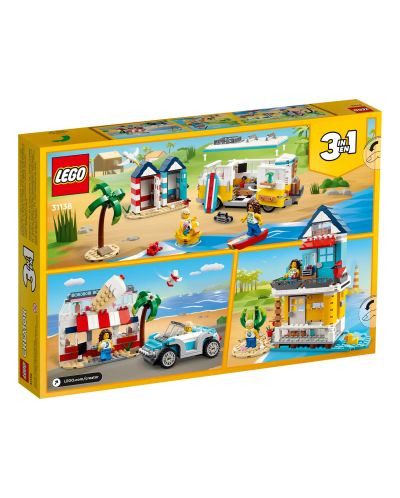 Κατασκευαστής  LEGO Creator 3 σε 1 - Τροχόσπιτο για παράλια (31138) - 2