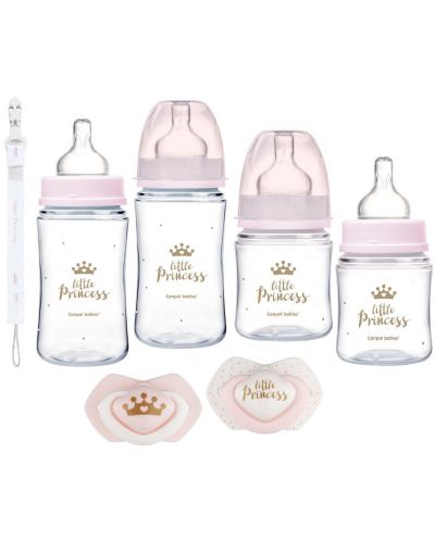 Σετ για νεογέννητο Canpol - Royal baby, ροζ, 7 τεμάχια - 1