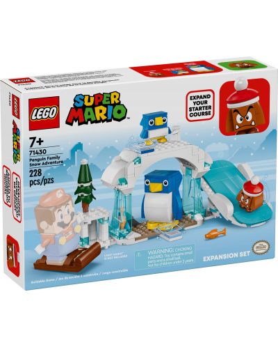 Κατασκευαστής προσθήκης LEGO Super Mario - Η Χιονώδης Περιπέτεια των Πιγκουίνων (71430) - 1