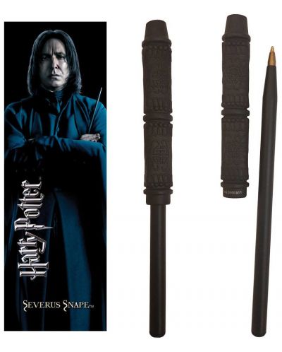 Σετ στυλό και διαχωριστή βιβλίων  The Noble Collection Movies: Harry Potter - Snape - 1
