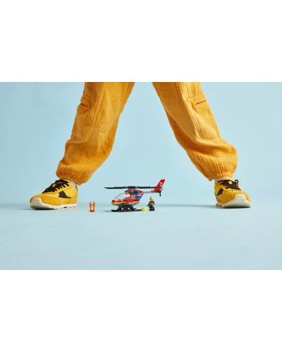 Κατασκευαστής LEGO City - Πυροσβεστικό ελικόπτερο διάσωσης(60411) - 8