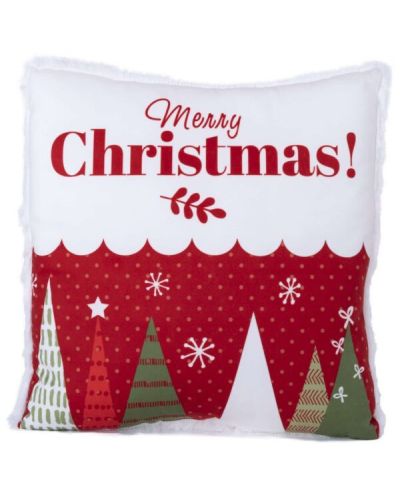 Χριστουγεννιάτικο μαξιλάρι με δεντράκια Amek Toys - Merry Christmas - 1