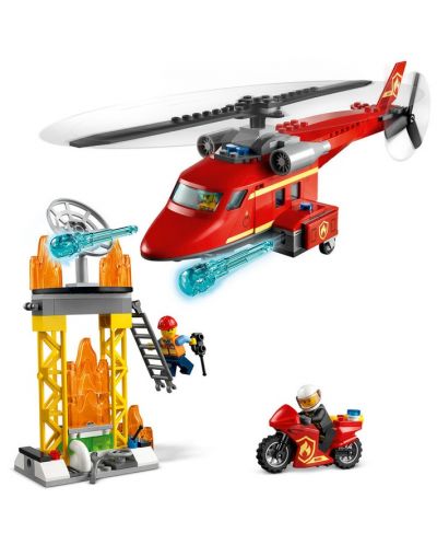 Κατασκευαστής Lego City - Πυροσβεστικό ελικόπτερο διάσωσης (60281) - 3
