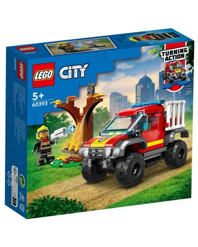 Κατασκευαστής  LEGO City -Πυροσβεστικό όχημα 4x4 (60393) - 1