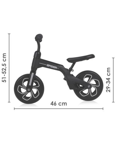 Ποδήλατο για ισορροπία Lorelli - Spider,ροζ - 3