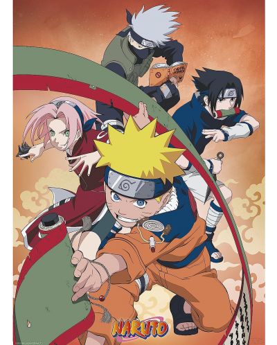 Σετ μίνι αφίσες GB eye Animation: Naruto - Team 7 - 2