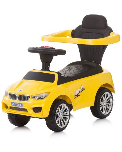 Επιβατικό αυτοκίνητο με λαβή Chipolino - Flash, κίτρινο - 4