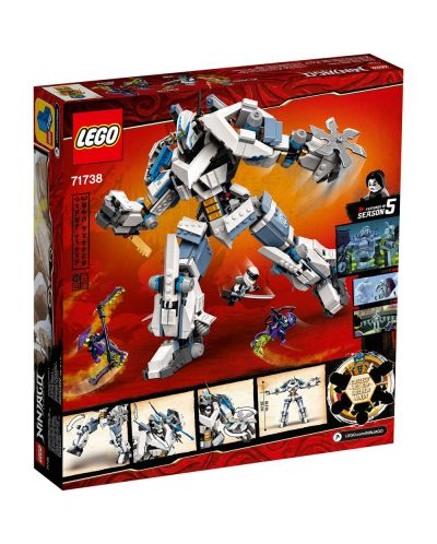 Κατασκευαστής Lego Ninjago - Μάχη με το ρομπότ των Τιτάνων Ζέιν (71738) - 2