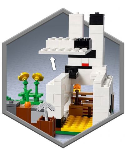 Κατασκευαστής Lego Minecraft - Το Ράντσο των Κουνελιών (21181) - 3
