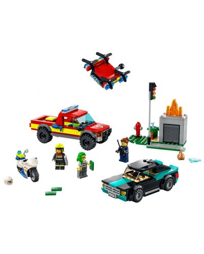Κατασκευαστής Lego City - Πυροσβεστική διάσωση και αστυνομική καταδίωξη (60319) - 3