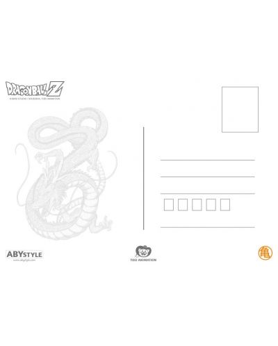 Σετ καρτ ποστάλ ABYstyle Animation: Dragon Ball Z - Set 1, 5 τεμάχια  - 7