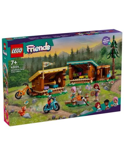 Κατασκευαστής LEGO Friends - Κατασκήνωση περιπέτειας Άνετοι ξενώνες (42624) - 1