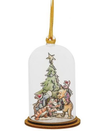 Χριστουγεννιάτικη διακόσμηση Enesco Disney: Winnie the Pooh - All Together At Christmas, 9 cm - 1