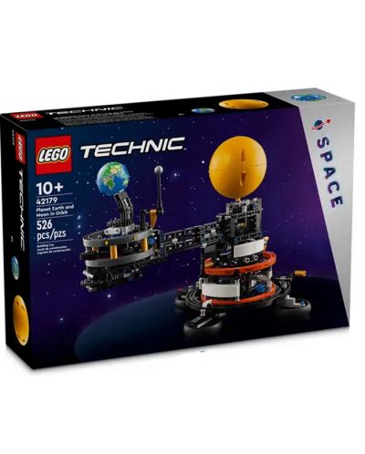 Κατασκευαστής LEGO Technic - Πλανήτης Γη και Σελήνη σε τροχιά (42179) - 1
