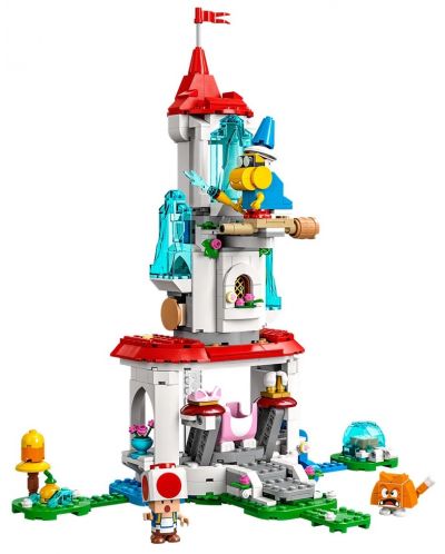 Συμπλήρωμα LEGO  Super Mario - Στολή γάτα και ο παγωμένος πύργος (71407) - 2