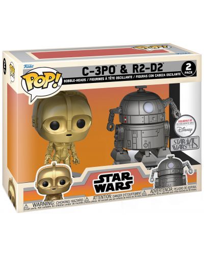 Σετ φιγούρες Funko POP! Movies: Star Wars - C-3P0 & R2-D2 (Concept Series) (Exclusive at Disney) - 2
