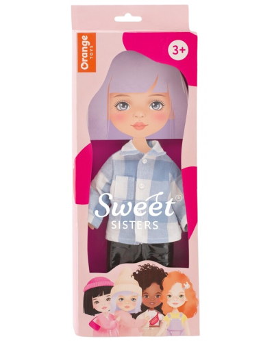 Σετ ρούχων κούκλας Orange Toys Sweet Sisters - Καρώ πουκάμισο - 1