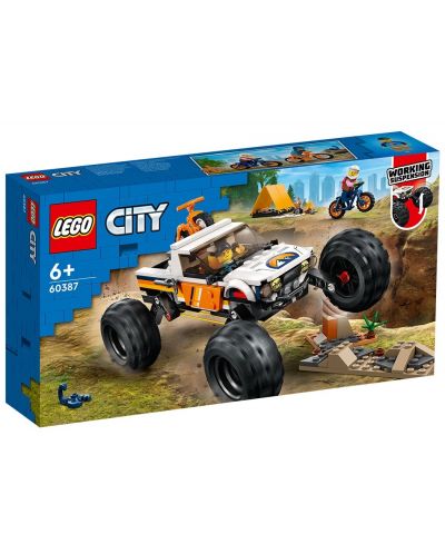 Κατασκευαστής LEGO City - Περιπέτειες εκτός δρόμου 4x4 (60387) - 1