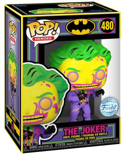 Σετ Funko POP! Collector's Box DC Comics: Batman - The Joker (Blacklight) (Special Edition) - 4