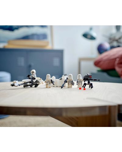 Κατασκευαστής Lego Star Wars - Snowtrooper, πολεμικό πακέτο (75320) - 8