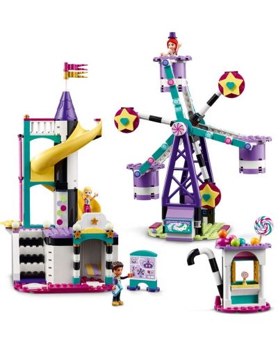 Κατασκευαστής Lego Friends - Μαγικός τροχός λούνα παρκ και τσουλήθρα (41689) - 3