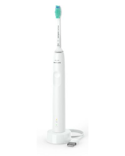 Σετ ηλεκτρική οδοντόβουρτσα Philips Sonicare - 3100, λευκό - 3