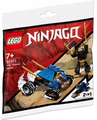 Κατασκευαστής LEGO Ninjago -Mini Thunder Striker (30592) - 1