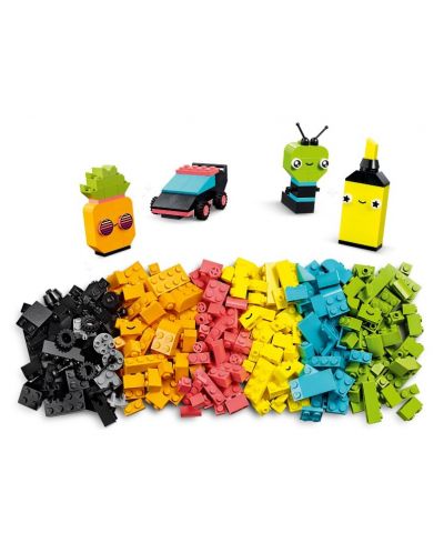 Κατασκευαστής  LEGO Classic - Δημιουργική διασκέδαση με νέον (11027) - 3