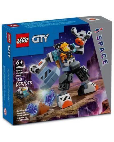 Κατασκευαστής LEGO City - Διαστημικό ρομπότ κατασκευής (60428) - 1