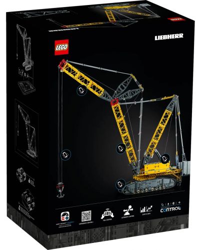 Κατασκευαστής LEGO Technic - Γερανός αλυσίδας Liebherr LR 13000 (42146) - 8