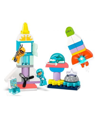 Κατασκευαστής LEGO Duplo 3 σε 1- Περιπέτειες του Διαστημικού Λεωφορείου (10422) - 5