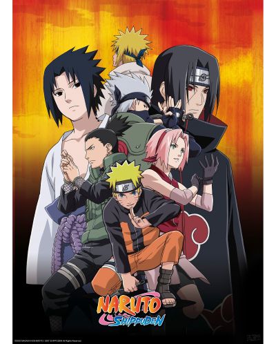 Σετ μίνι αφίσες ABYstyle Animation: Naruto Shippuden - Ninjas - 3