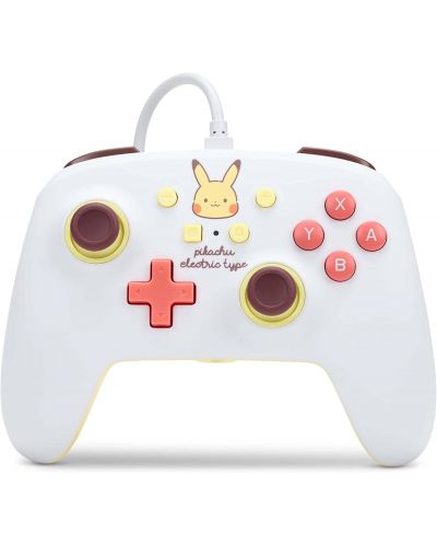 Controller PowerA -Enhanced, ενσύρματο, για Nintendo Switch, Pikachu Electric Type - 1