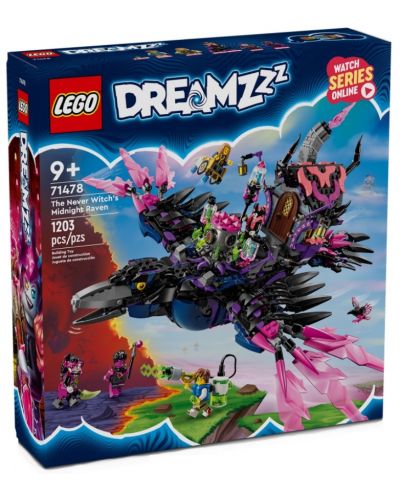 Κατασκευαστής LEGO DreamZzz - The Never Witch's Midnight Raven - 1