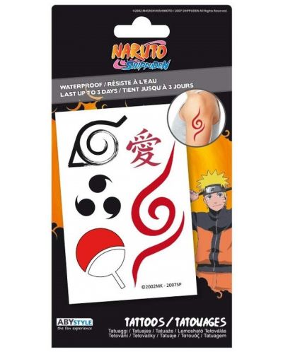Σετ τατουάζ ABYstyle Animation: Naruto Shippuden - Emblems - 1