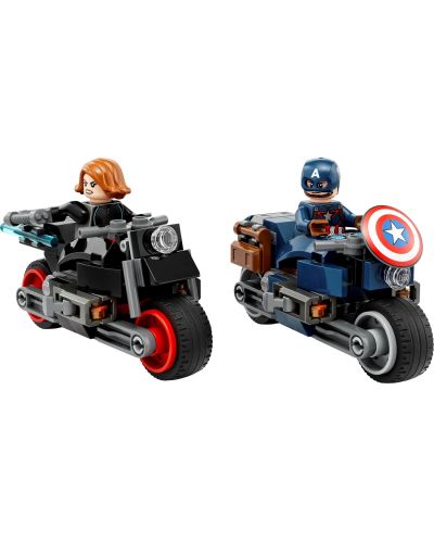 Κατασκευαστής LEGO Marvel Super Heroes - Μοτοσικλέτες Captain America και Black Widow (76260) - 3