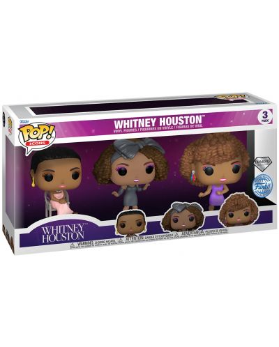 Σετ φιγούρες Funko POP! Icons: Whitney Houston - Whitney Houston (Diamond Collection) (Special Edition) - 2