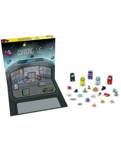  Σετ  μίνι φιγούρες  YuMe Games: Among Us - Surprise Gift Box - 3