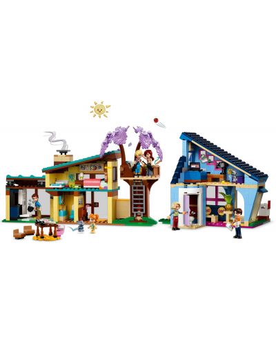 Κατασκευαστής LEGO Friends - Τα σπίτια της οικογένειας Ollie και Paisley(42620) - 3