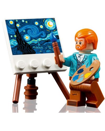 Κατασκευαστής LEGO Ideas - Vincent van Gogh, Έναστρη Νύχτα (21333) - 5