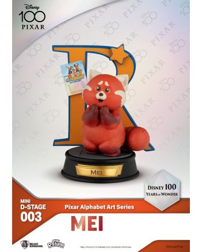  Σετ  μίνι φιγούρες Beast Kingdom Disney: 100 Years of Wonder - Pixar Alphabet Art, 10 cm - 8